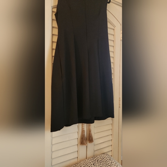 Festive,  Sexy, Lil Black Dress by Connected Apparel, Sz 12 - Picture 4 of 16